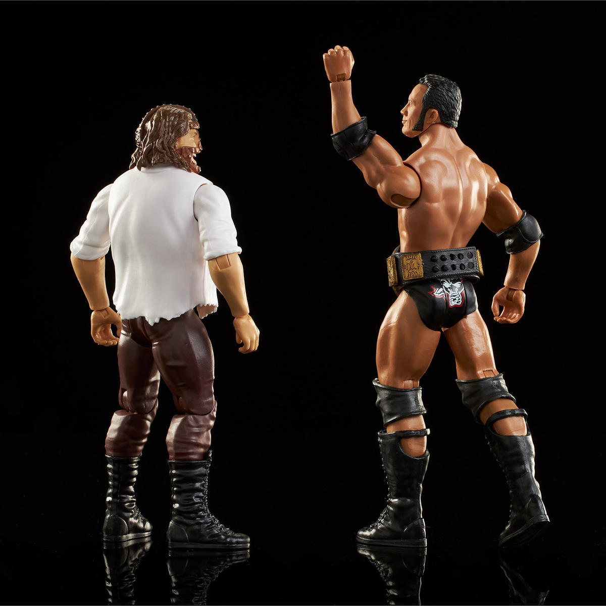 2023 WWE Mattel Basic Championship Showdown Series 14 Mankind & The Rock