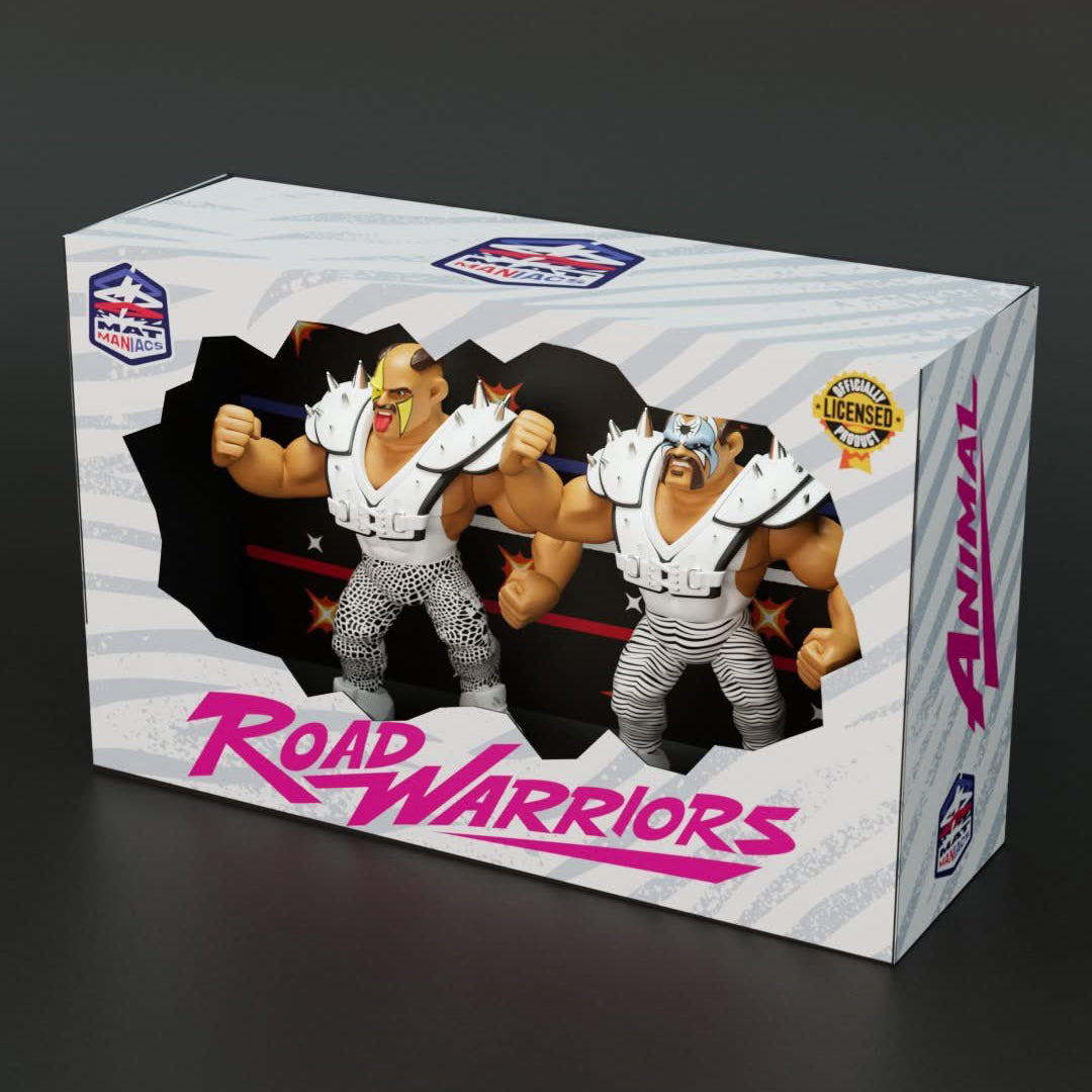 Nerd Closet Mat Maniacs Road Warriors: Hawk & Animal [Zubaz Edition]