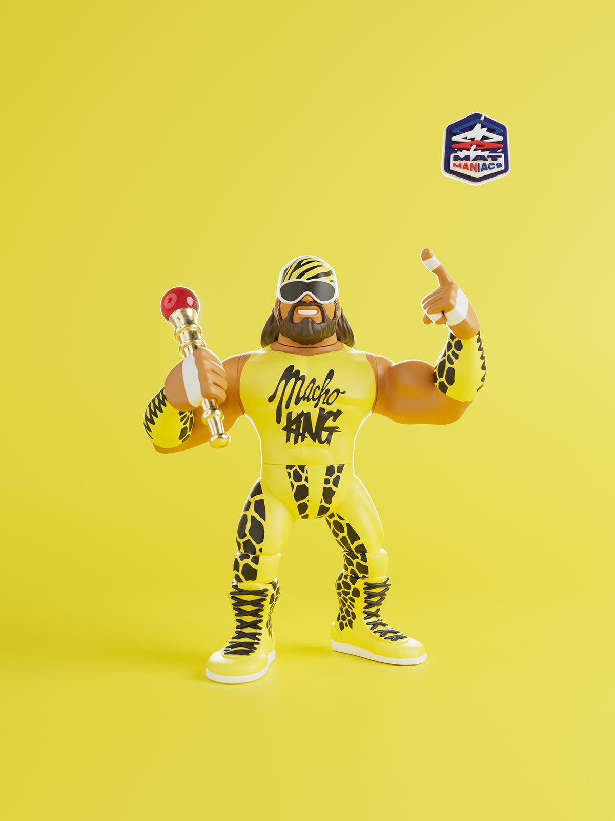 Nerd Closet Mat Maniacs "Macho King" Randy Savage
