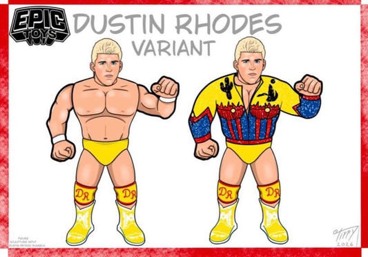Epic Toys Wrestling Megastars Series TBD Dustin Rhodes [Variant]