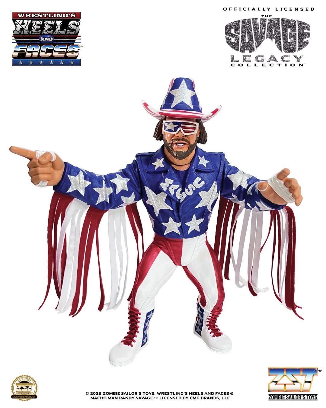 Zombie Sailor's Toys Wrestling's Heels & Faces: The Savage Legacy
