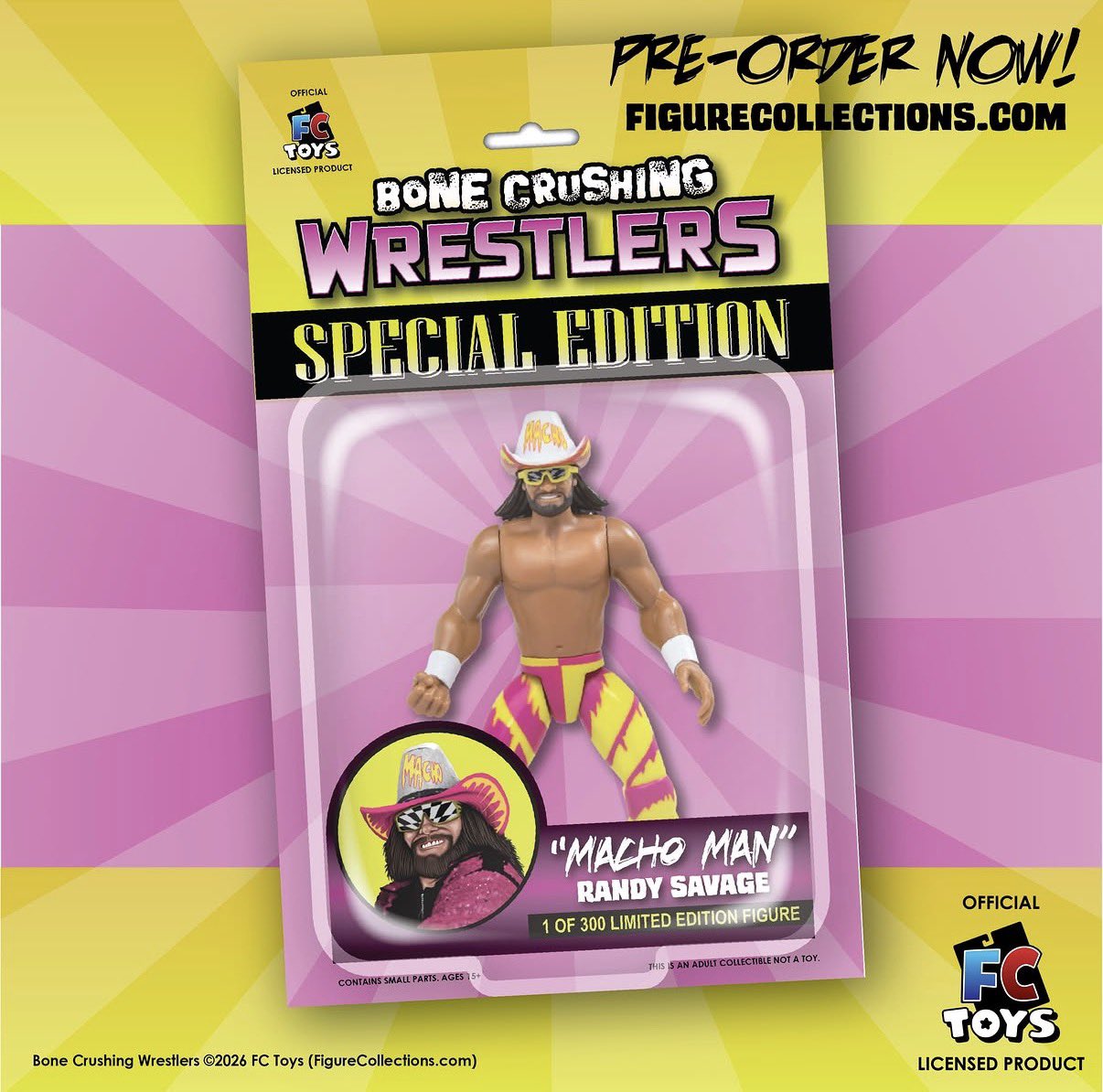 FC Toys Bone Crushing Wrestlers Special Edition "Macho Man" Randy Savage