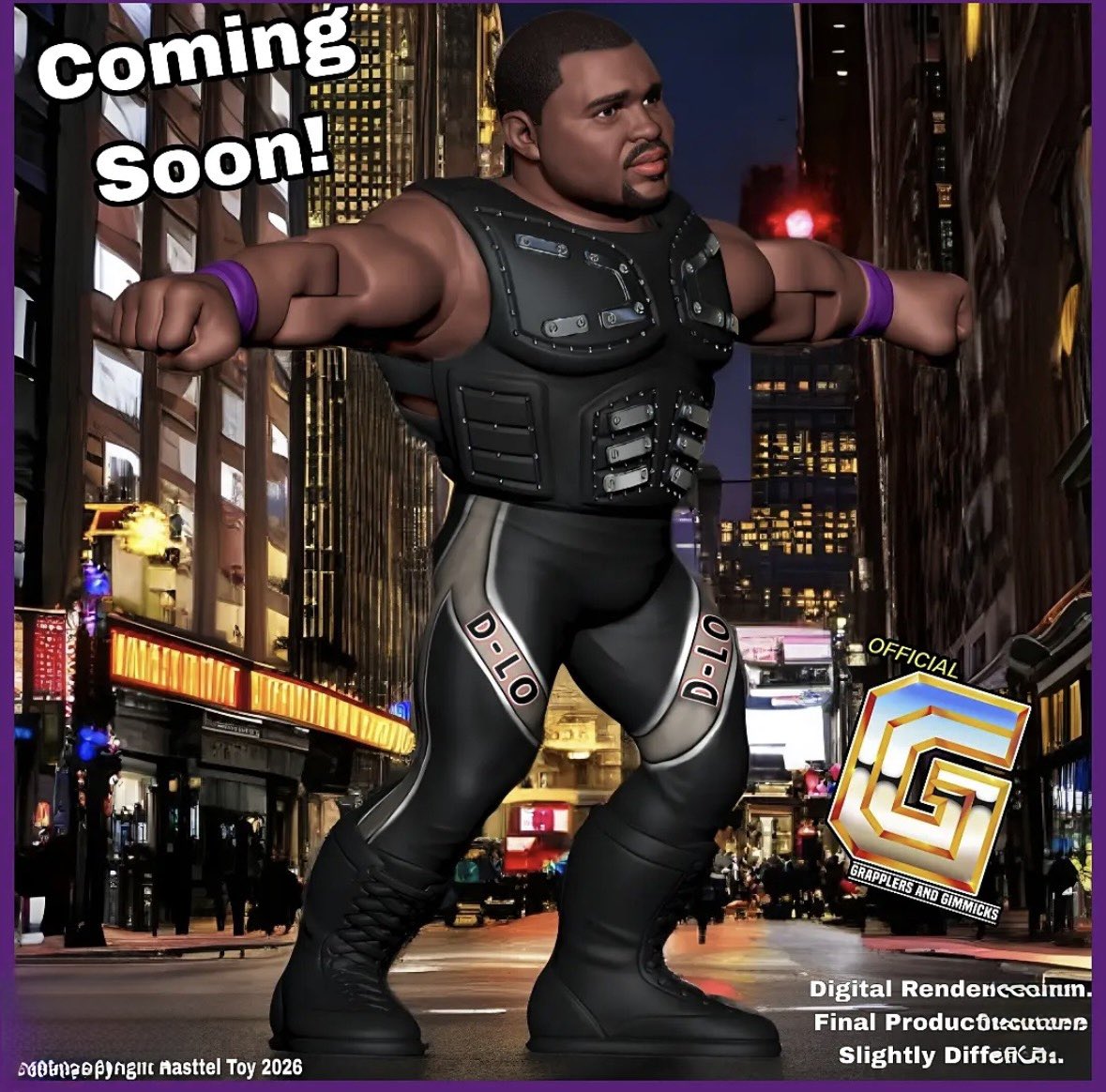 Hasttel Toy Grapplers & Gimmicks D'Lo Brown