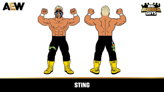 MAJOR AEW x Big Rubber Guys WrestleCon Exclusive Sting