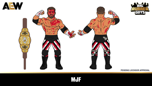 MAJOR AEW x Big Rubber Guys Series TBD MJF [With Tights]