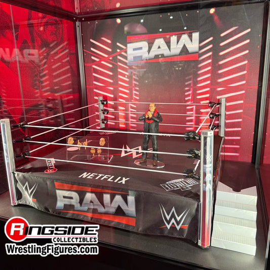 WWE Mattel Ultimate Edition Raw Ring [With Paul Heyman, Exclusive]