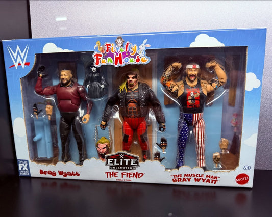 WWE Mattel Elite Collection Target Exclusive Firefly Fun House 3-Pack: Bray Wyatt, The Fiend & "The Muscle Man" Bray Wyatt