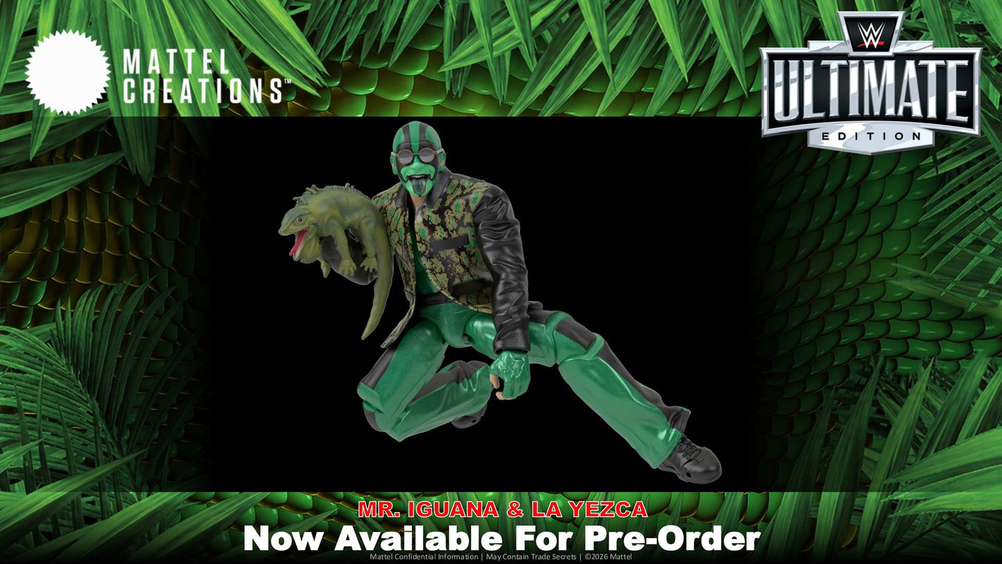 WWE Mattel Ultimate Edition WWE x AAA Mr. Iguana & La Yezca [Exclusive]