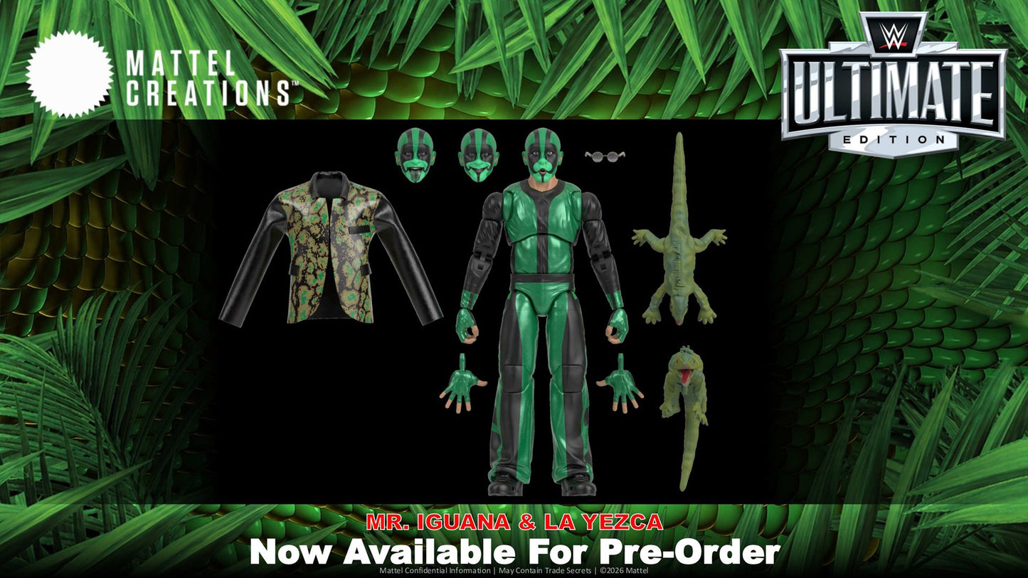WWE Mattel Ultimate Edition WWE x AAA Mr. Iguana & La Yezca [Exclusive]