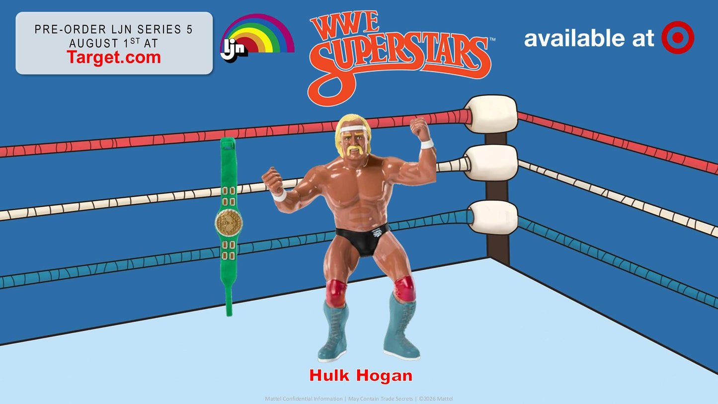 2027 Mattel LJN WWE Superstars Series 5 Hulk Hogan [Chase]