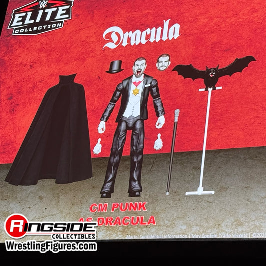 WWE Mattel Elite Collection WWE X Universal Horrors Series TBD CM Punk as Dracula