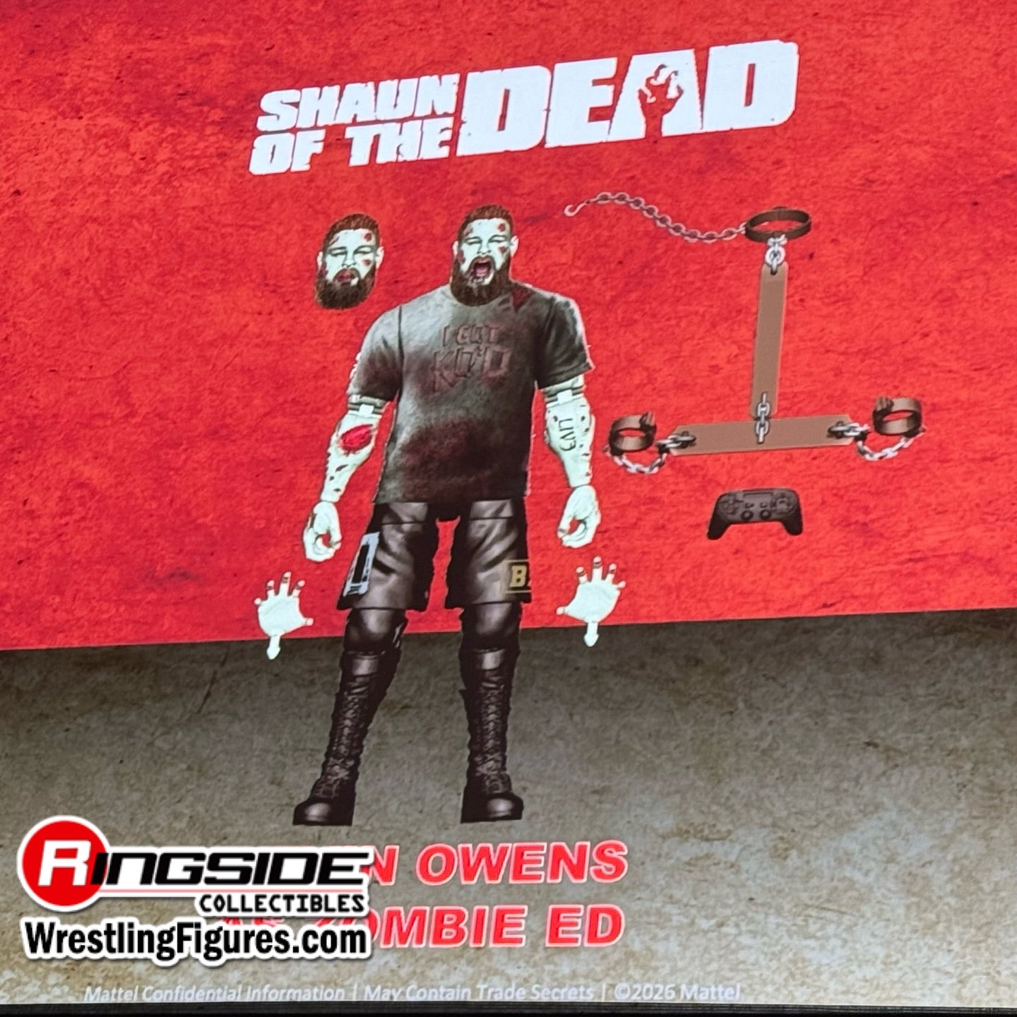 WWE Mattel Elite Collection WWE X Universal Horrors Series TBD Kevin Owens as Zombie Ed