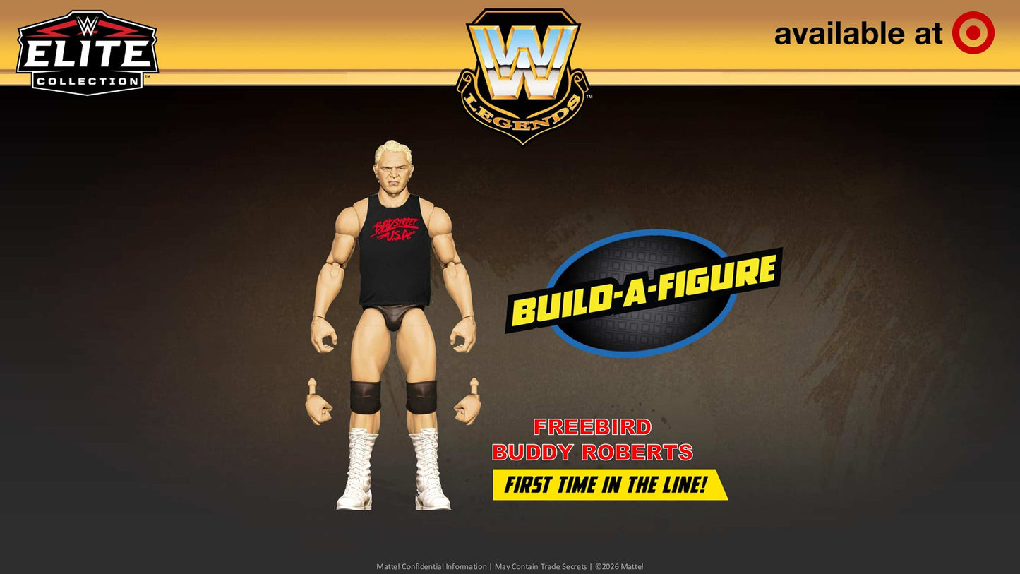 WWE Mattel Elite Collection Legends Series 34 "Freebird" Buddy Roberts [Build-A-Figure]