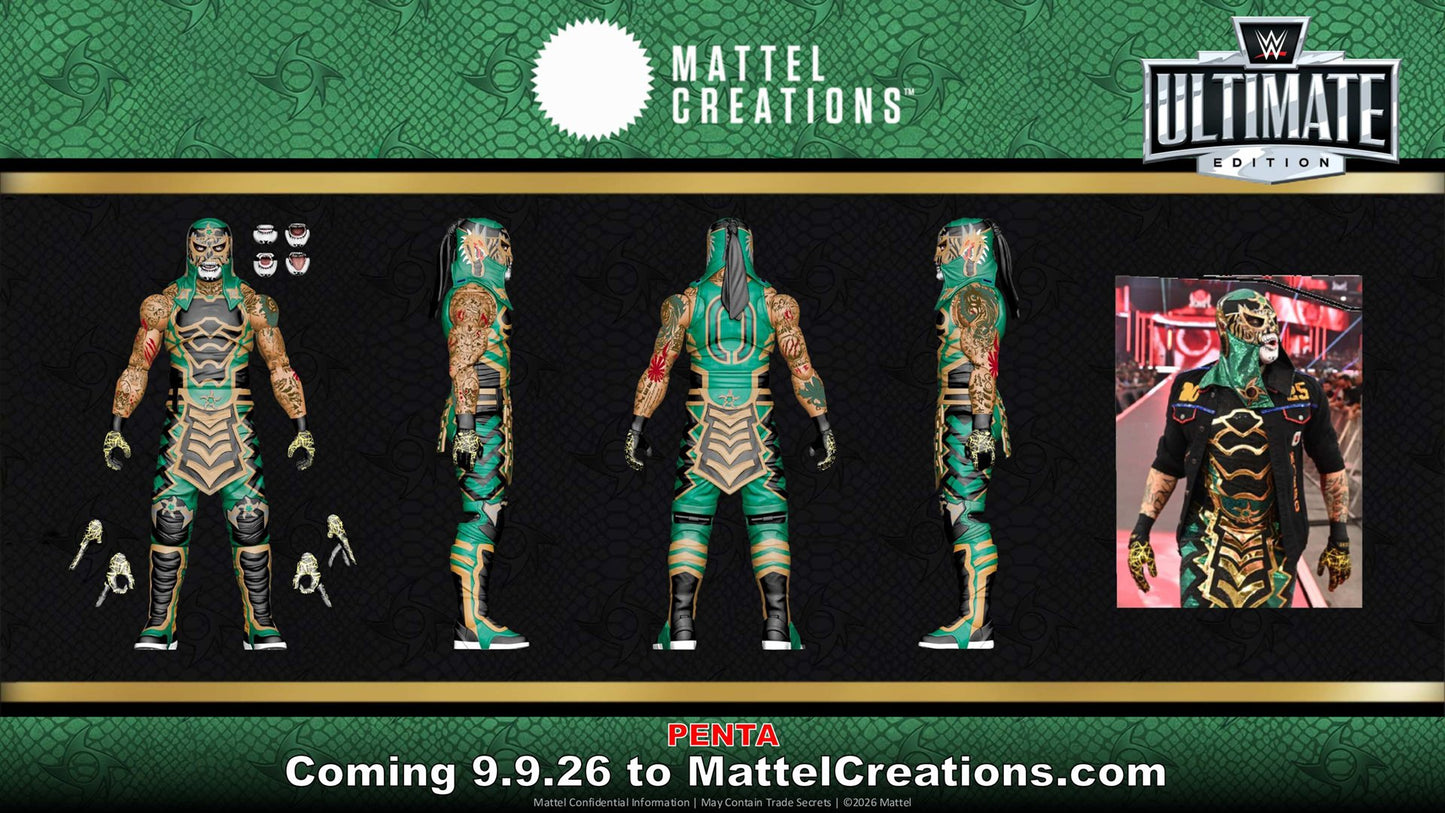 WWE Mattel Creations Exclusive Ultimate Edition Penta