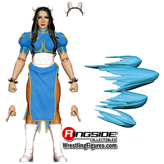 WWE x Street Fighter Elite Collection Series TBD Stephanie Vaquer as Chun-Li