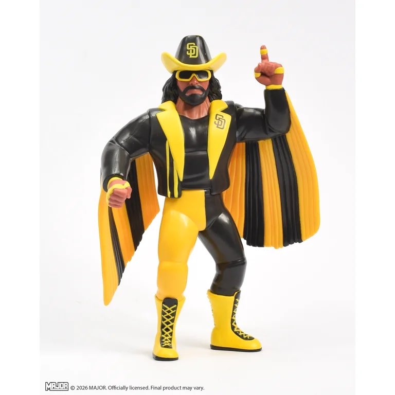 2026 MAJOR MLB x Big Rubber Guys "Macho Man" Randy Savage [San Diego Padres]