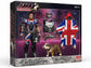 AMNX Action Figures The Federation "British Bulldog" Davey Boy Smith & Matilda