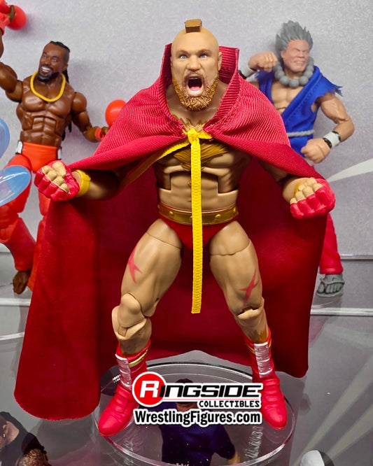 WWE x Street Fighter Elite Collection Series 5 Brock Lesnar as Zangief