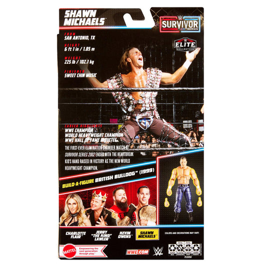 2023 WWE Mattel Elite Collection Survivor Series 6 Shawn Michaels