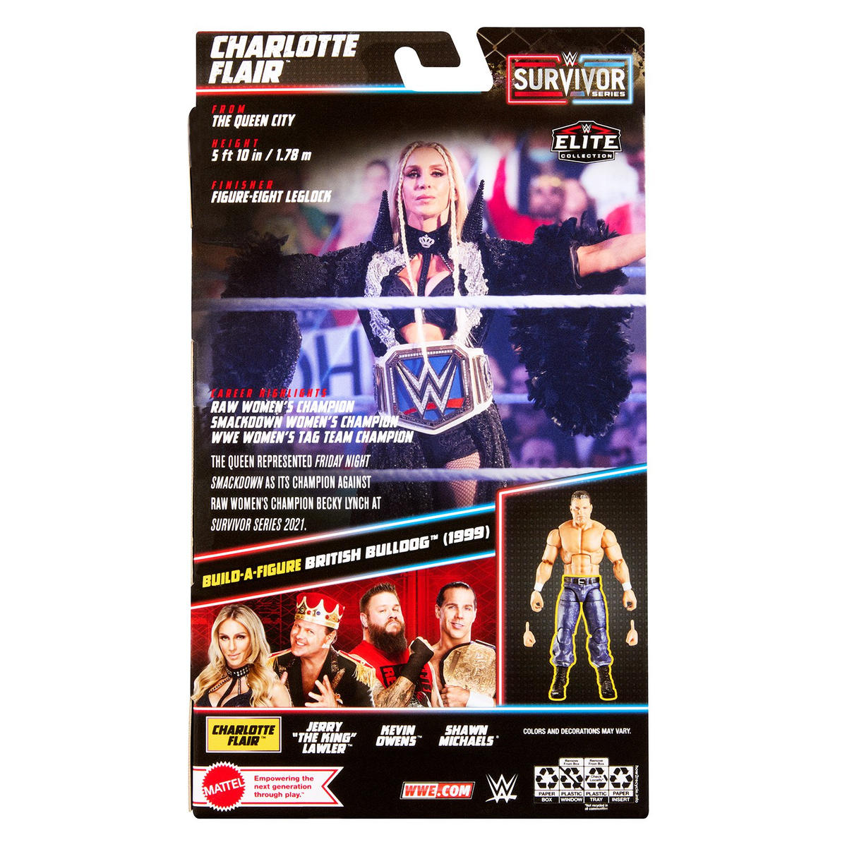 2023 WWE Mattel Elite Collection Survivor Series 6 Charlotte Flair –  Wrestling Figure Database