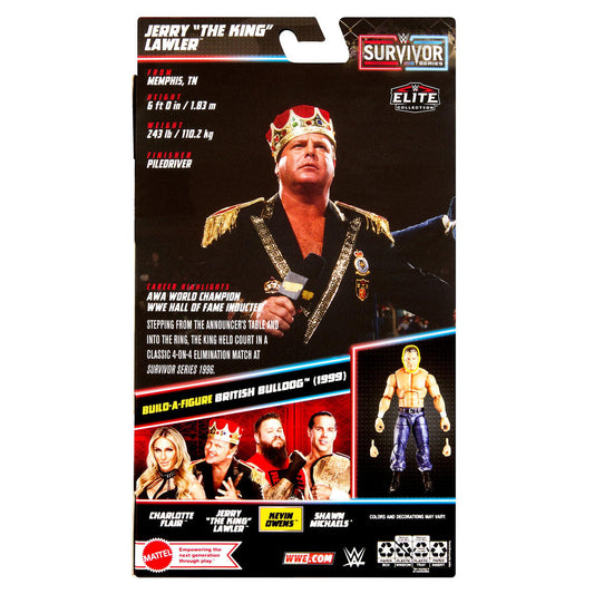 2023 WWE Mattel Elite Collection Survivor Series 6 Jerry "The King" Lawler