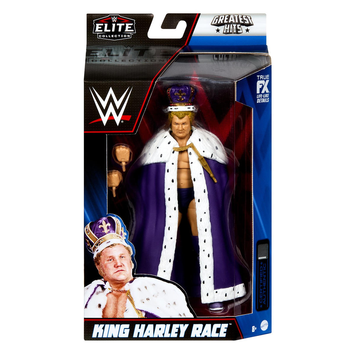 WWE Flashback Series King Harley Race Elite Collection Action Figure