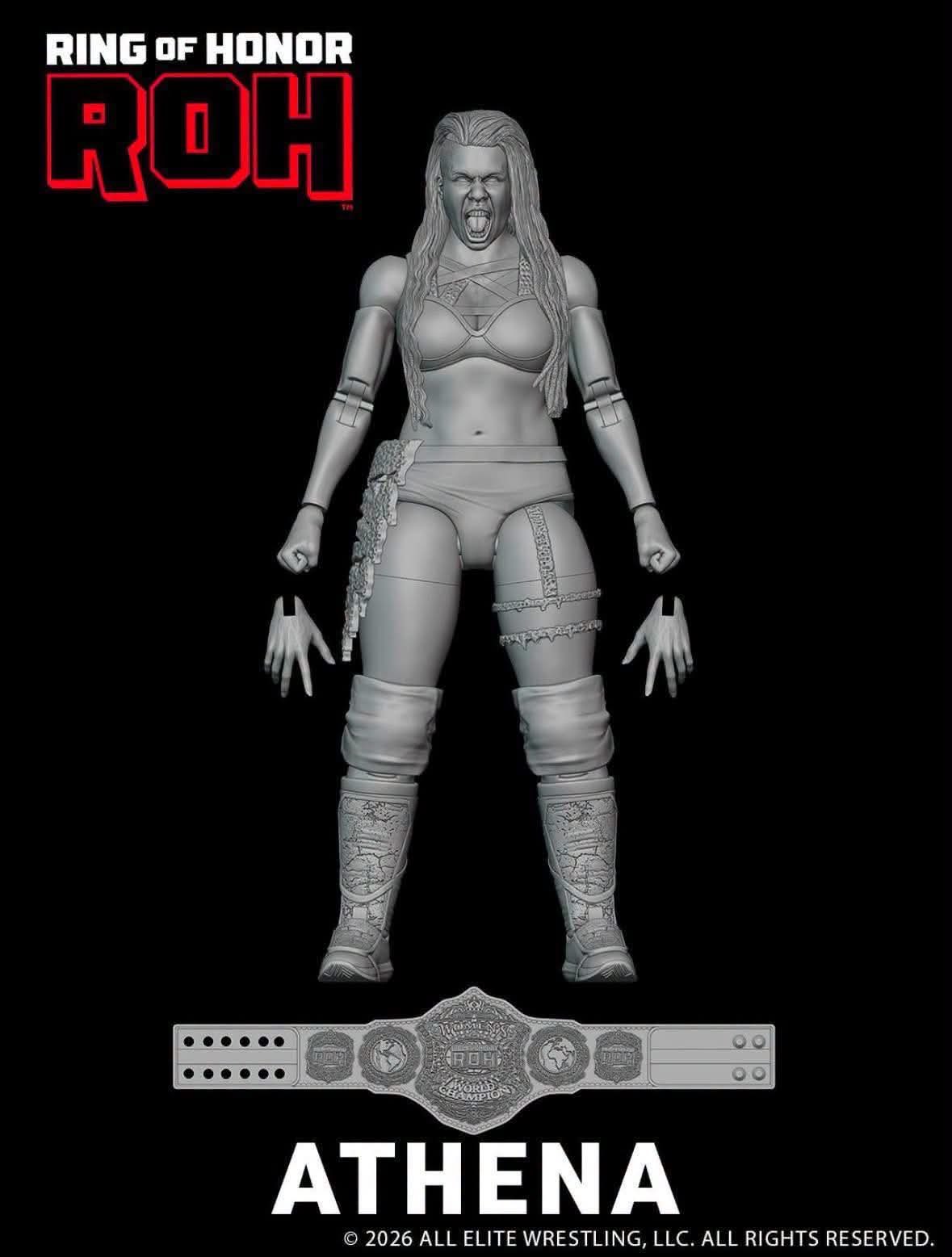 2026 ROH Jazwares Ring of Honor Vault Edition Athena