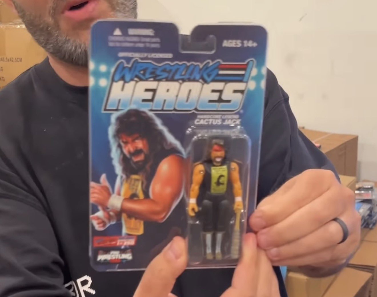2026 Pro Wrestling Tees Wrestling Heroes Limited Edition "Hardcore Legend" Cactus Jack [Chase]