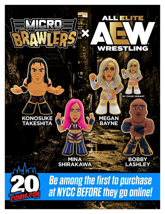 2026 AEW Pro Wrestling Tees Micro Brawlers Bobby Lashley [Exclusive]