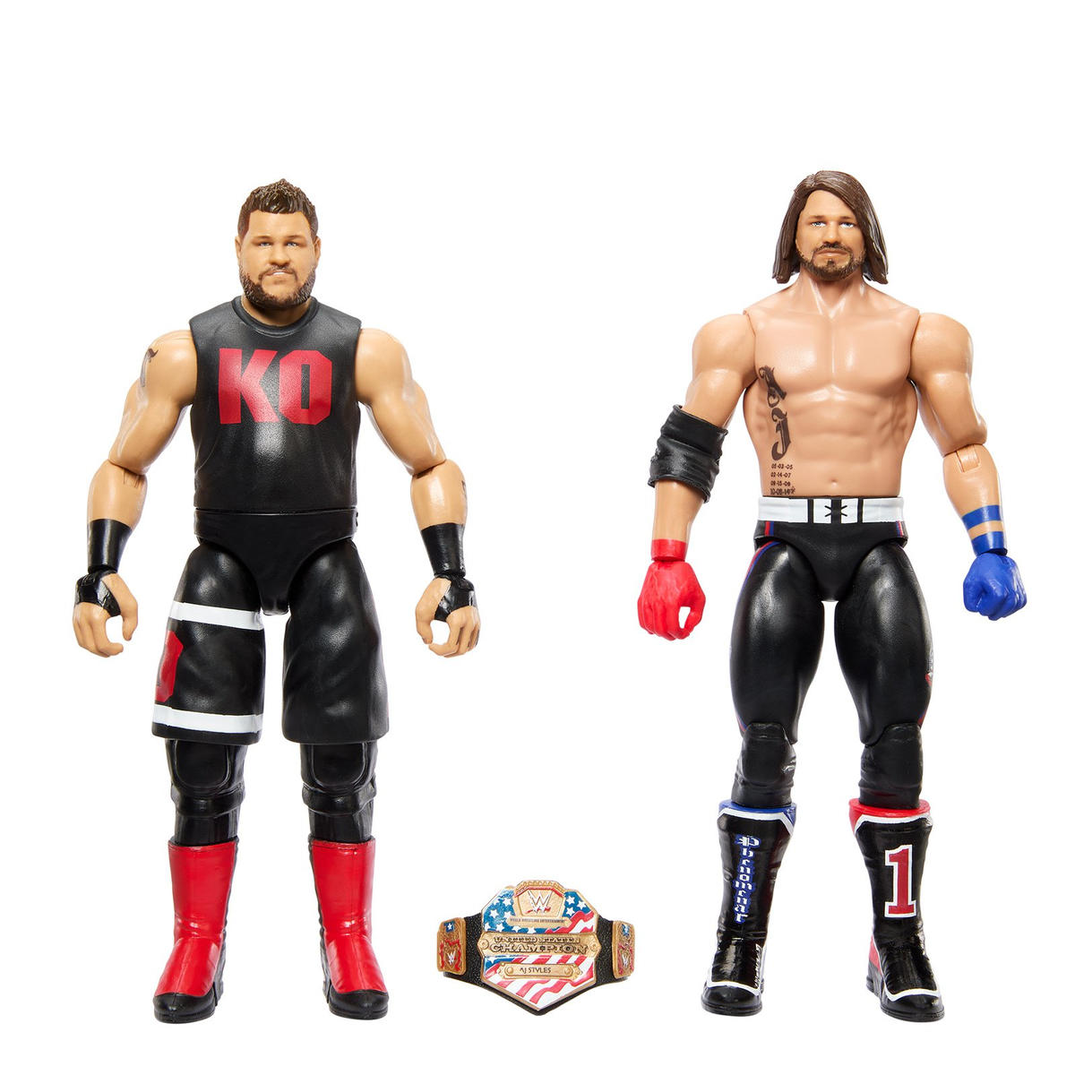 2023 WWE Mattel Basic Championship Showdown Series 15 AJ Styles vs