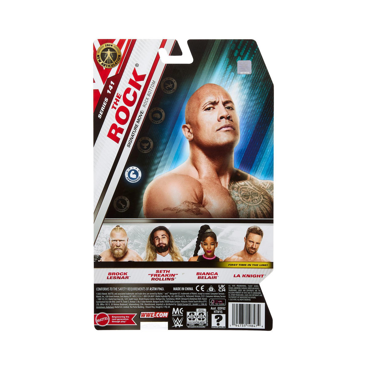 2023 WWE Mattel Basic Series 141 The Rock