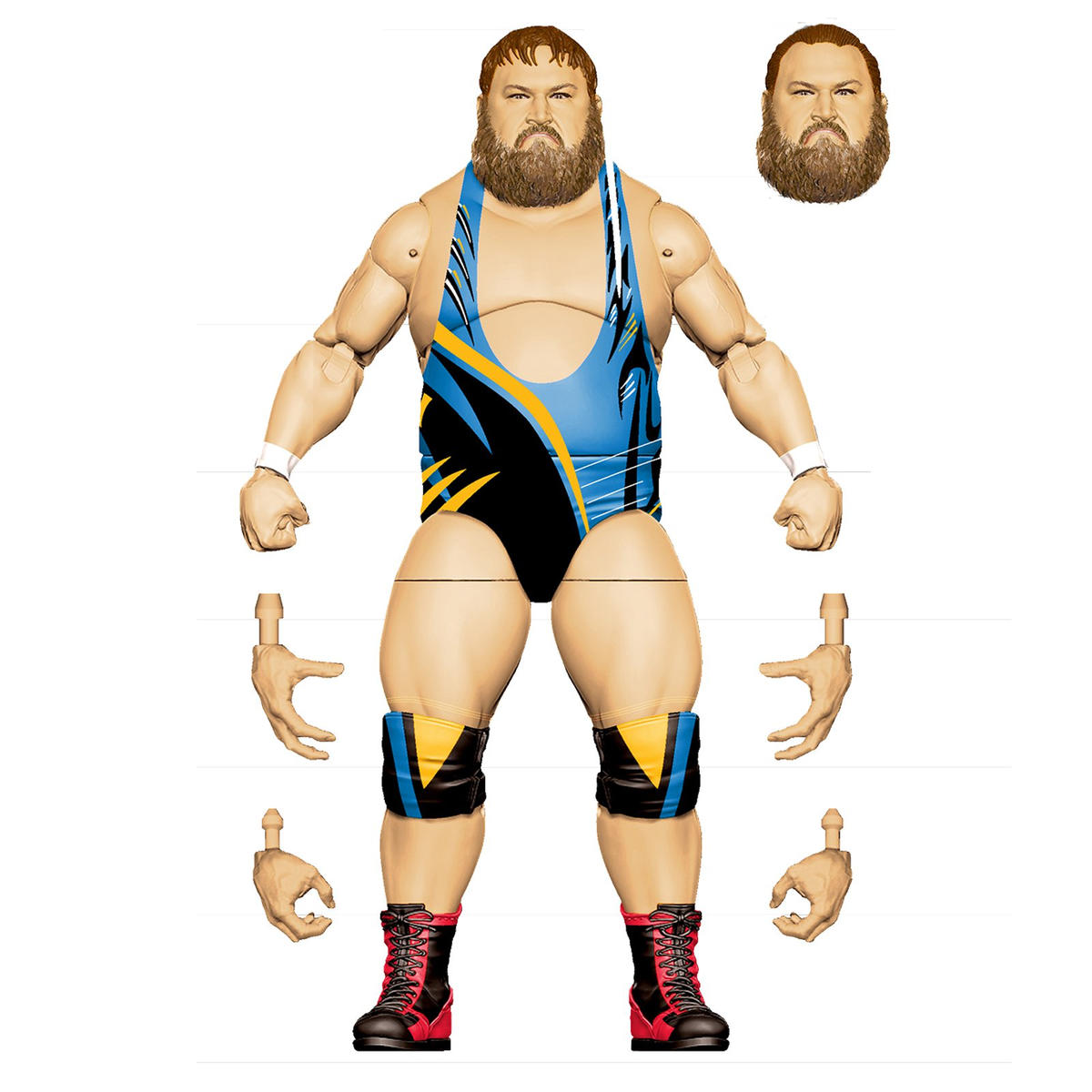 Mattel WWE Elite - Figura de acción y accesorios, serie #107 Otis de 6 pulgadas coleccionable con 25 puntos de articulación y manos intercambiables : Otis Mattel WWE Elite - Figura de acción y accesorios, serie #107 Otis de 6 pulgadas coleccionable con 25 puntos de articulación y manos intercambiables : Otis