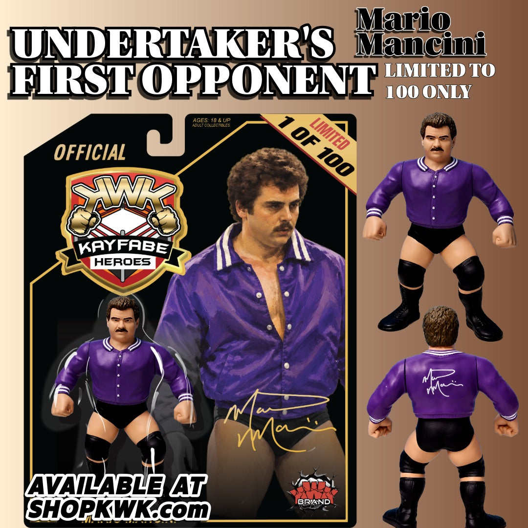 KWK Kayfabe Heroes Mario Mancini [With Purple Jacket]