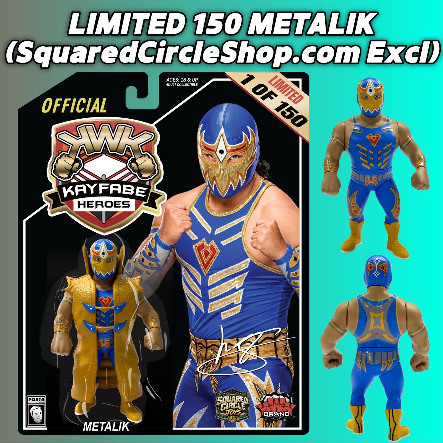 KWK Kayfabe Heroes Gran Metalik [Exclusive]