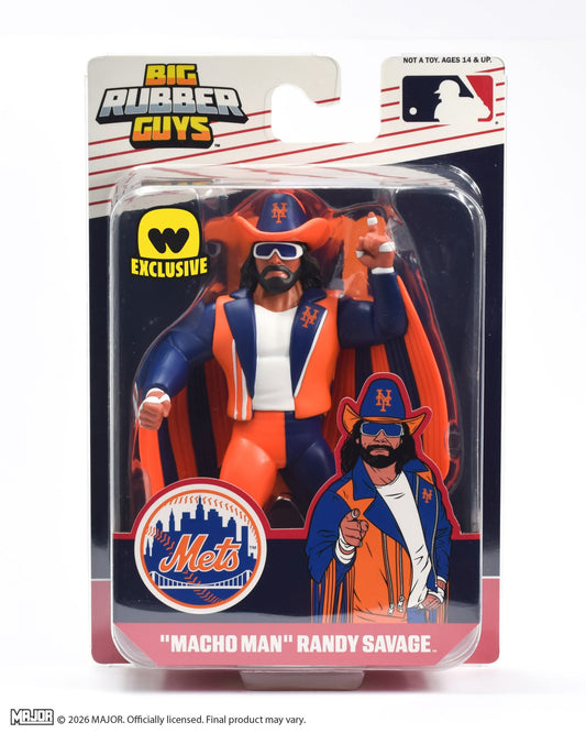 2026 MAJOR MLB x Big Rubber Guys "Macho Man" Randy Savage [New York Mets]