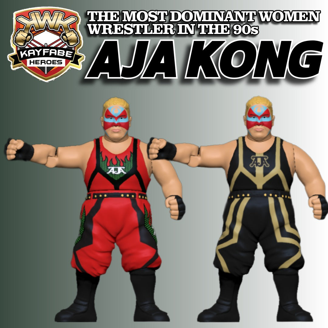 KWK Kayfabe Heroes Aja Kong [With Black Gear]