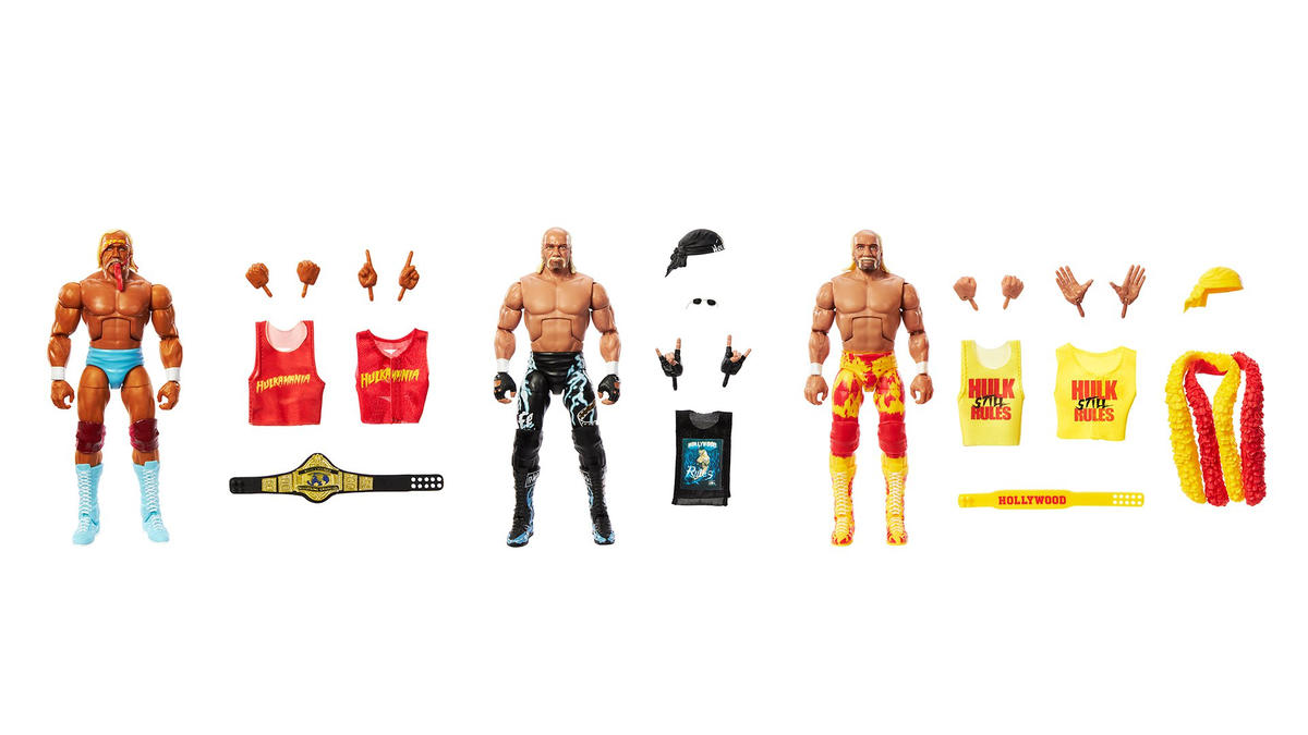 2024 WWE Mattel Elite Collection Target Exclusive Hulkamania 40th Anniversary 3-Pack
