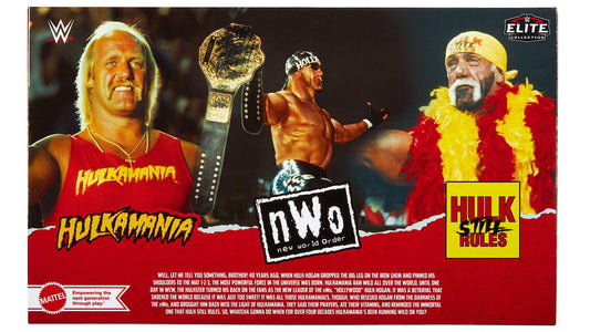 2024 WWE Mattel Elite Collection Target Exclusive Hulkamania 40th Anniversary 3-Pack