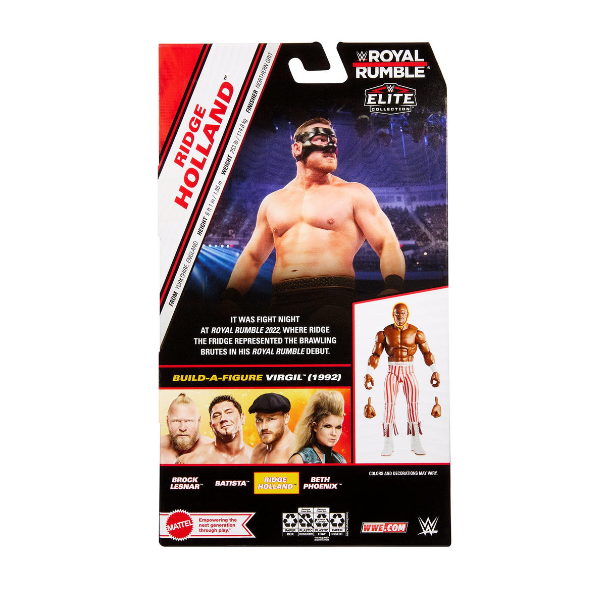 2023 WWE Mattel Elite Collection Royal Rumble Series 5 Ridge Holland