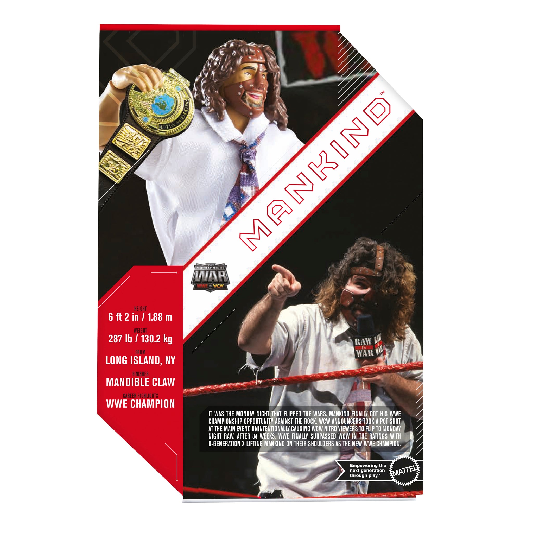 2024 WWE Mattel Ultimate Edition Monday Night War Series 2 Mankind [Ex ...