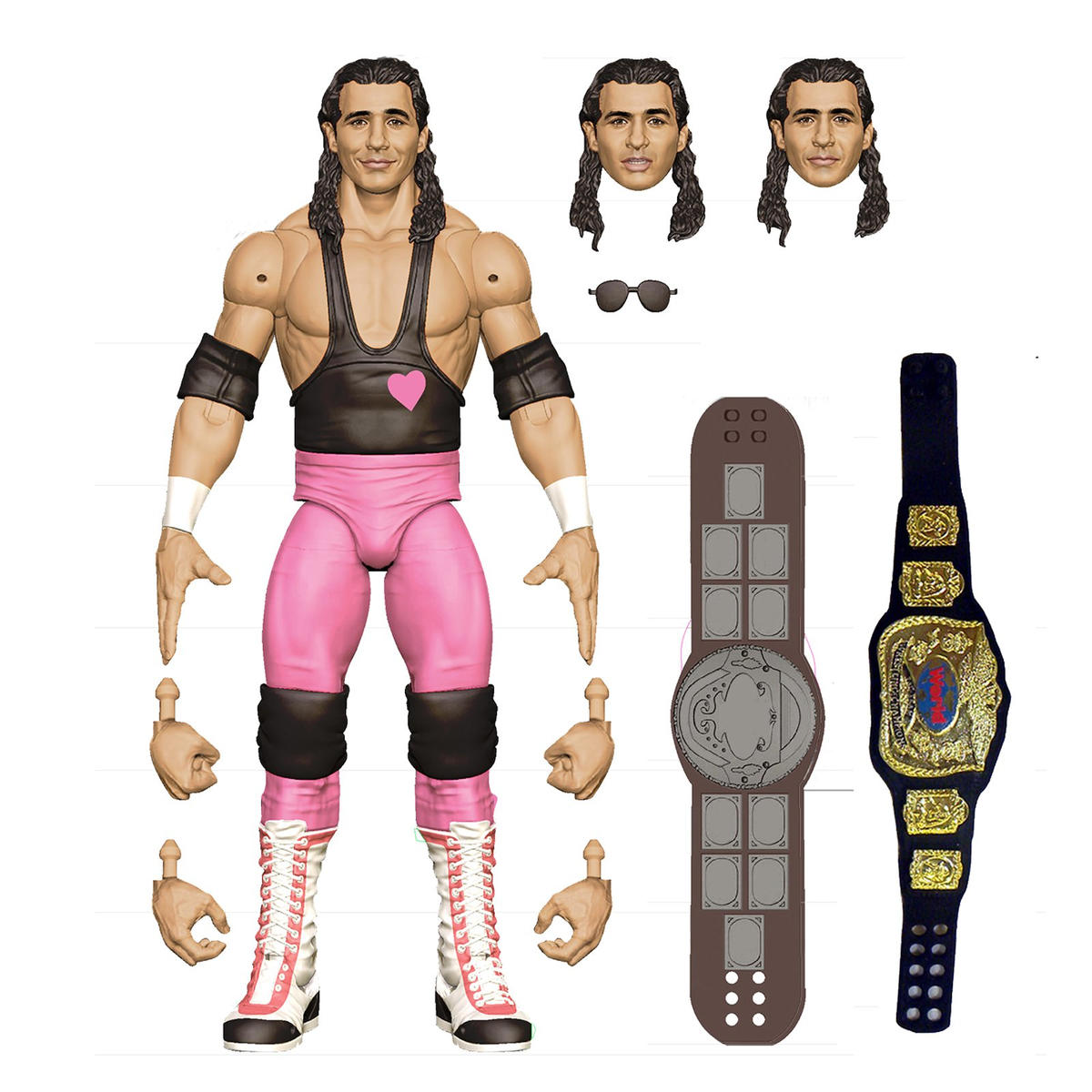2024 WWE Mattel Ultimate Edition Coliseum Collection Series 4 Bret "Hitman" Hart