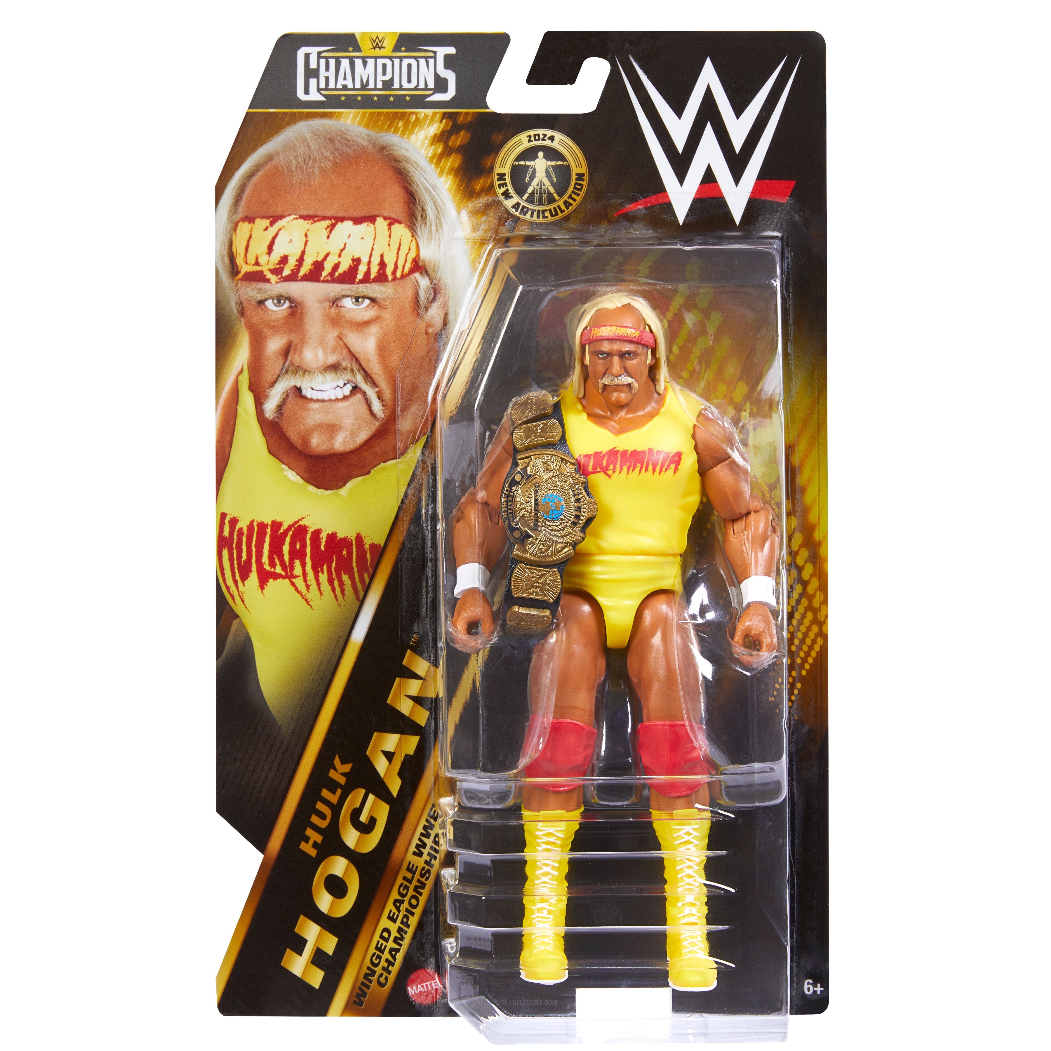 2024 WWE Mattel Basic Champions Series 2 Hulk Hogan – Wrestling Figure ...