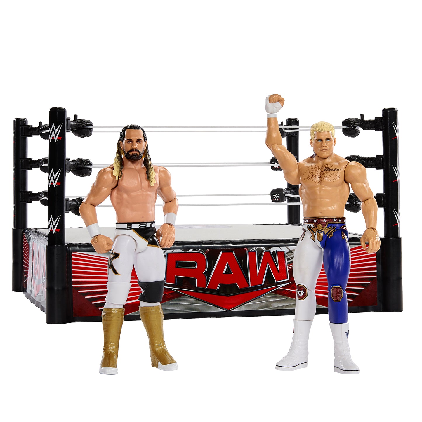 2024 WWE Mattel Wrekkin' Raw Brawl [With Cody Rhodes & Seth Rollins]