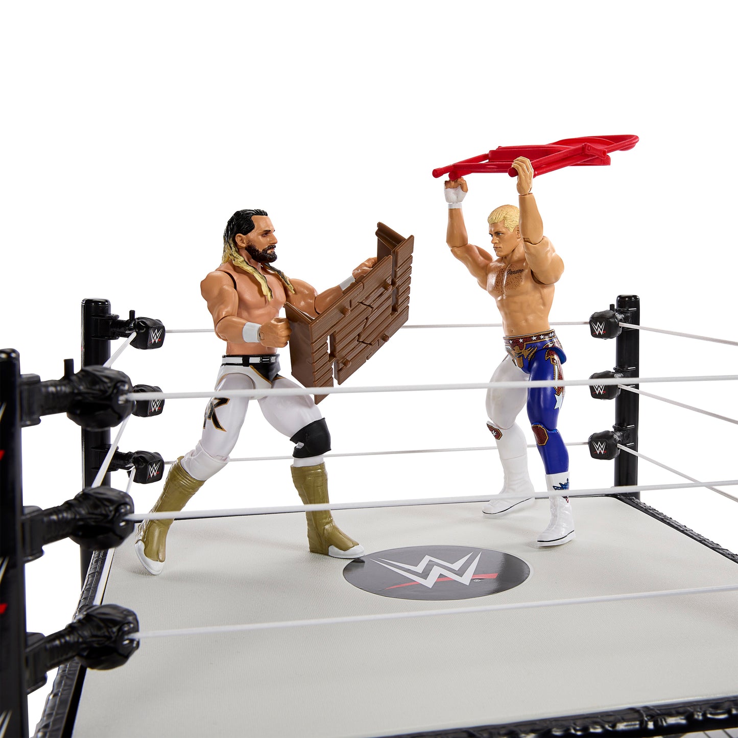 2024 WWE Mattel Wrekkin' Raw Brawl [With Cody Rhodes & Seth Rollins]