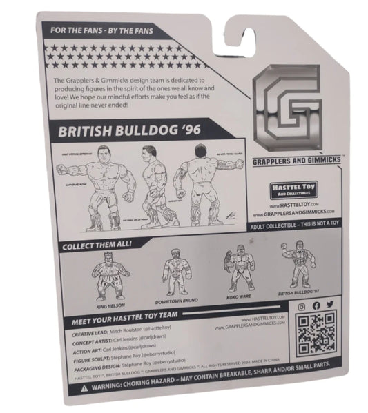2024 Hasttel Toy Grapplers & Gimmicks NYCC Exclusive British Bulldog '96