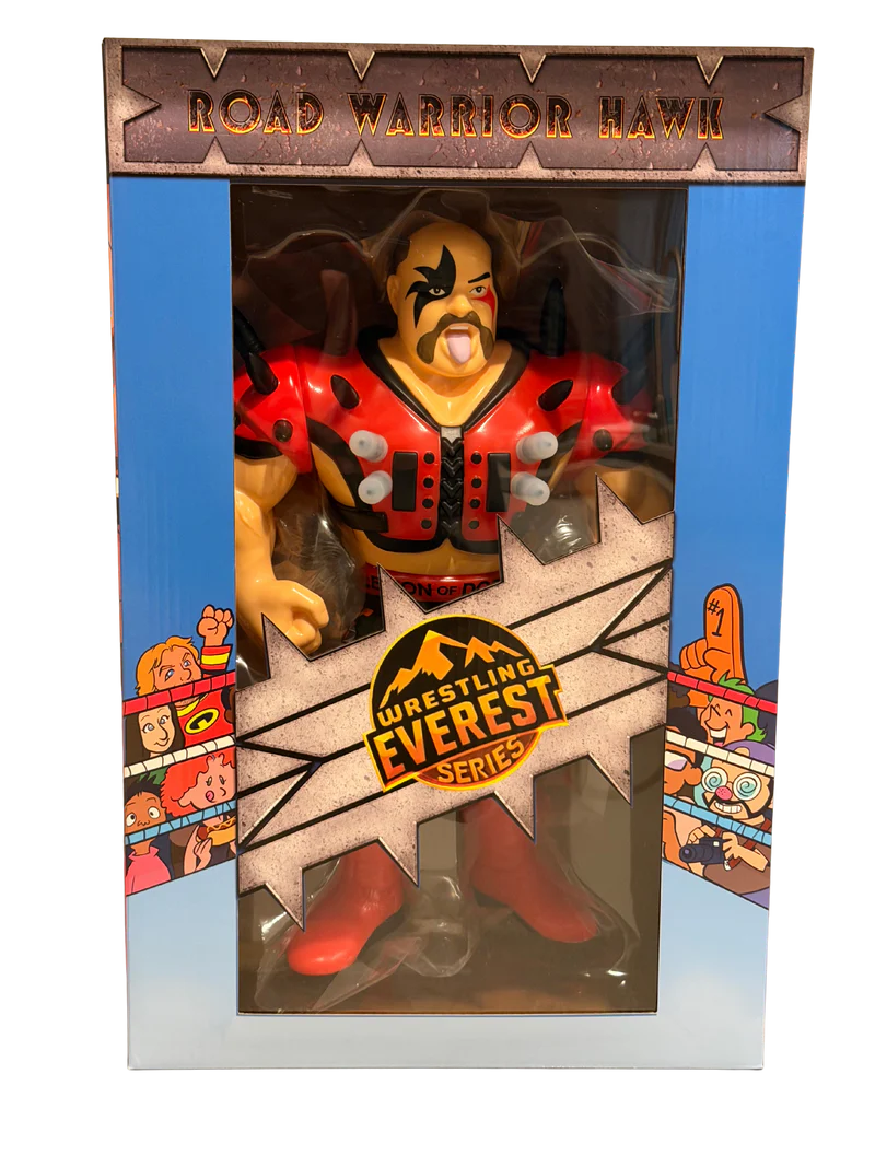 2025 LaToonie Wrestling Everest Series 12" Scale Hawk [With Red Shoulder Pads]