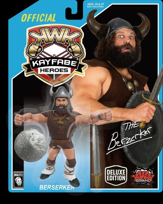 2025 KWK Kayfabe Heroes Deluxe Edition The Berzerker [With Brown Vest]