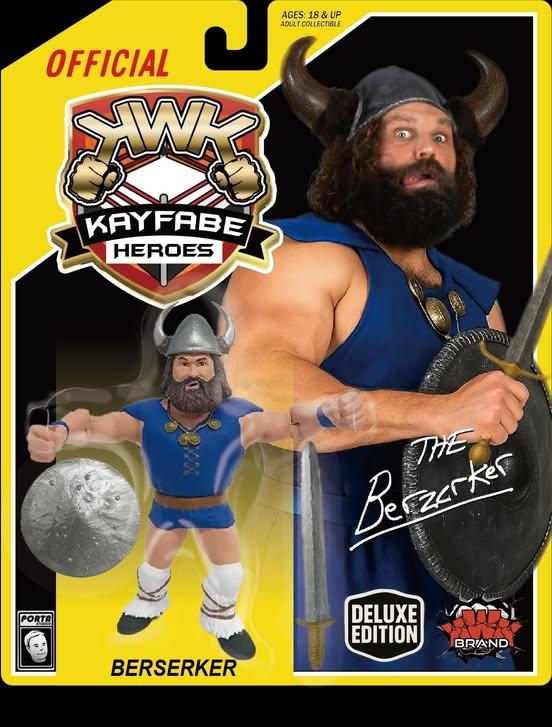 2025 KWK Kayfabe Heroes Deluxe Edition The Berzerker [With Blue Vest]