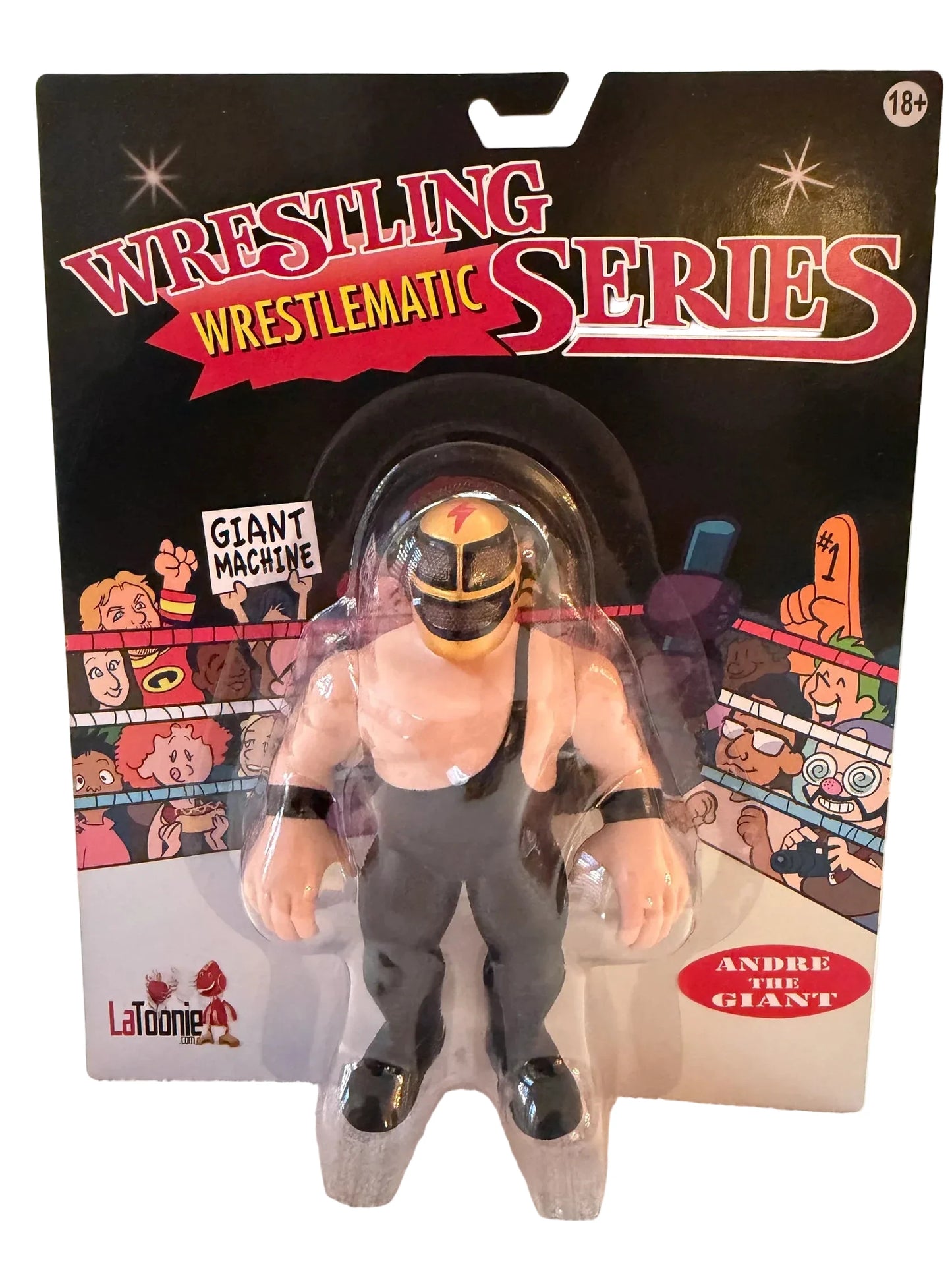 2026 LaToonie Wrestling Wrestlematic Series 2 4.5" Scale Super Giant Machine [With Gold Mask]