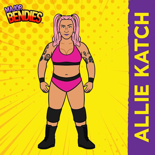 2024 Major Wrestling Figure Podcast Major Bendies Series 6 Allie Katch
